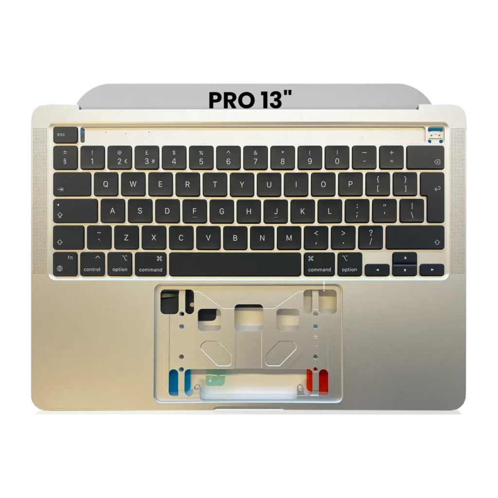 Top Case with Keyboard (ISO UK) For MacBook Pro 13" A2338 (2020) (Silver)