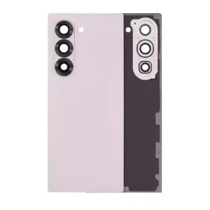 Back Cover Glass With Camera Lens For Samsung Galaxy Z Fold 6 5G (Aftermarket Plus) (Pink)