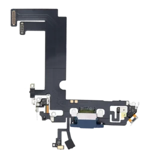 Charging Port Flex Cable For iPhone 12 Mini (Aftermarket Plus) (Blue)