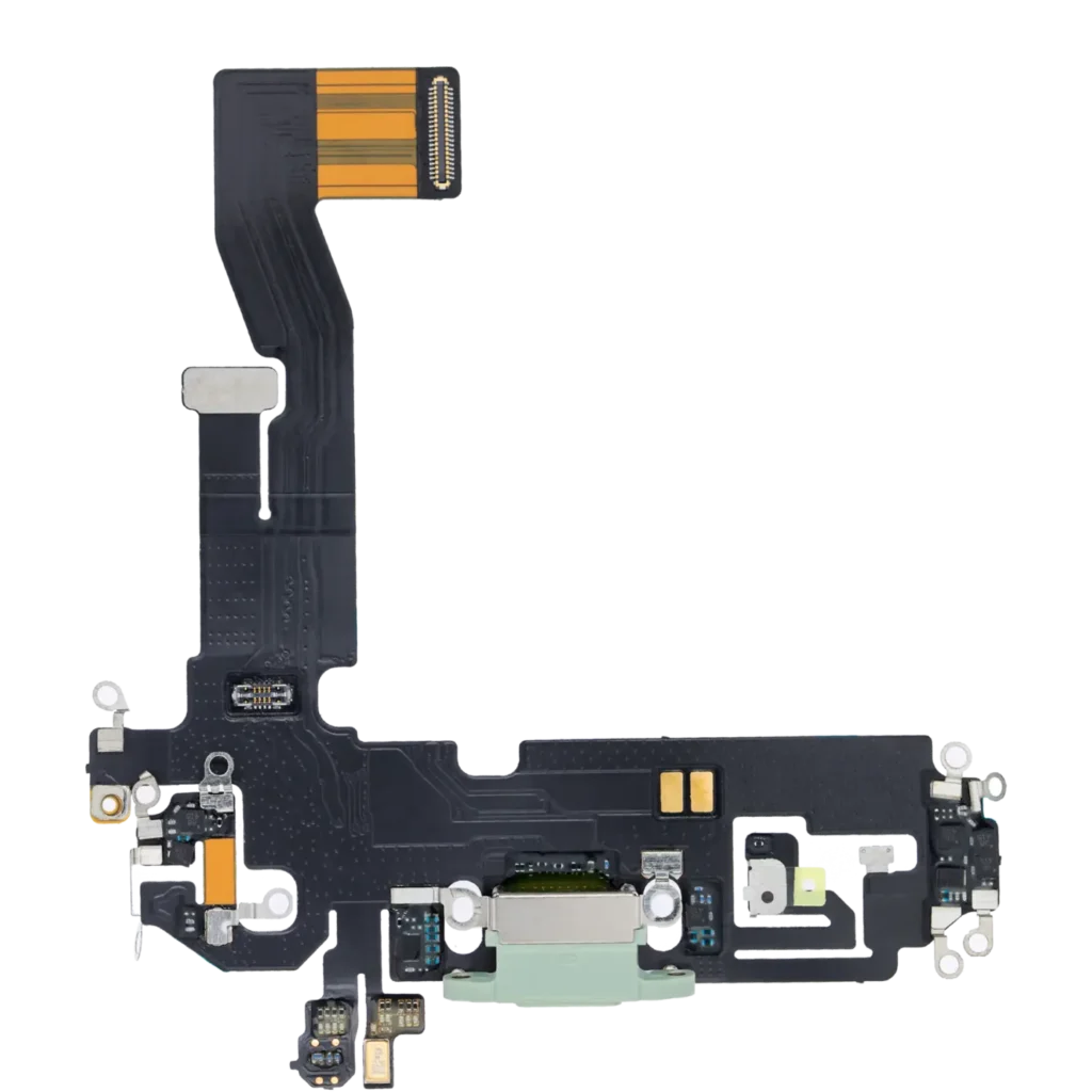 Charging Port Flex Cable For iPhone 12 (Aftermarket Plus) (Green)