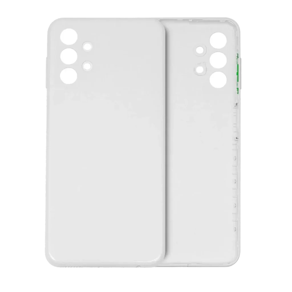 Back Cover Glass For Samsung Galaxy A13 4G (A135 / 2022) (Service Pack) (White)