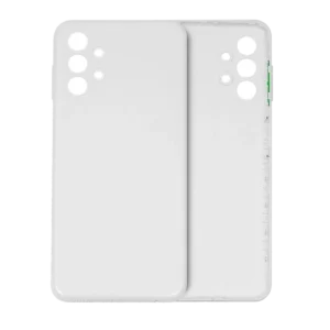 Back Cover Glass For Samsung Galaxy A13 4G (A135 / 2022) (Service Pack) (White)