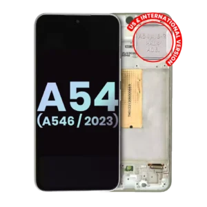 OLED Assembly With Frame For Samsung Galaxy A54 5G (A546 / 2023) (US & International Version) (Service Pack) (White)