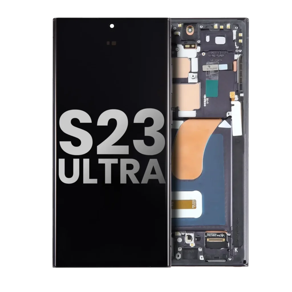 OLED Assembly With Frame For Samsung Galaxy S23 Ultra 5G (US & International) (Used OEM Pull: Grade A) (Lavender)