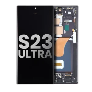 OLED Assembly With Frame For Samsung Galaxy S23 Ultra 5G (US & International) (Used OEM Pull: Grade A) (Lavender)