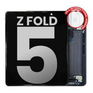 Inner OLED Assembly With Frame For Samsung Galaxy Z Fold 5 5G (US & International) (Used OEM Pull: Grade A) (Phantom Black)