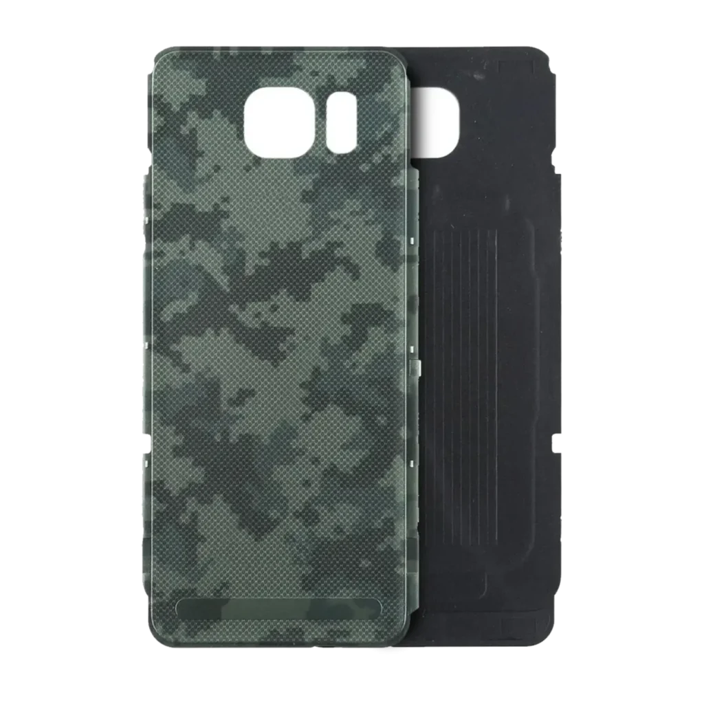 Back Cover Glass For Samsung Galaxy S7 Active (No Logo) (Aftermarket Plus) (Green Camo)