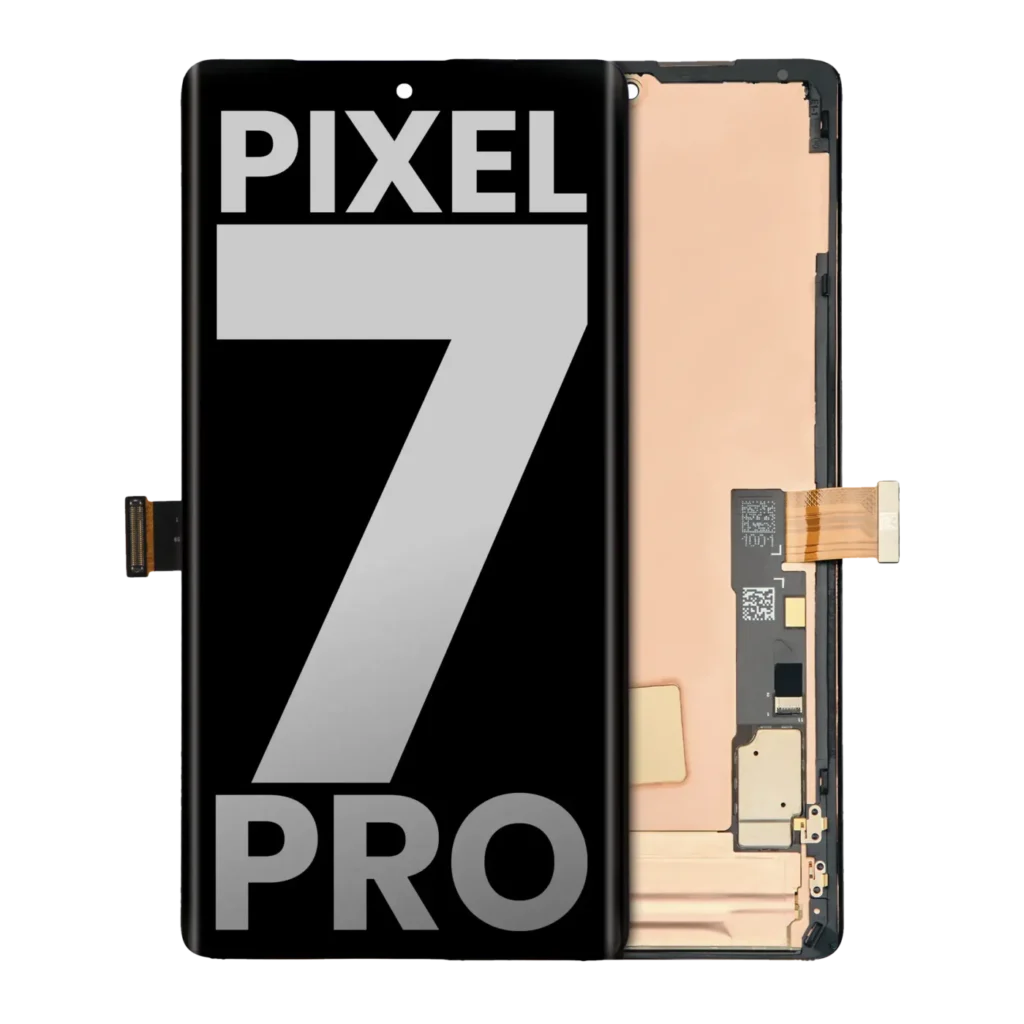 OLED Assembly With Frame (With Fingerprint Sensor) For Google Pixel 7 Pro (Used OEM Pull: Grade A) (All Colors)