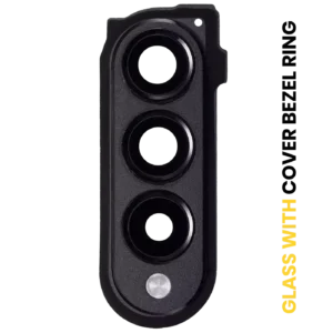 Back Camera Lens With Cover Bezel Ring For Samsung Galaxy Z Fold 3 5G (F926) (Phantom Black)