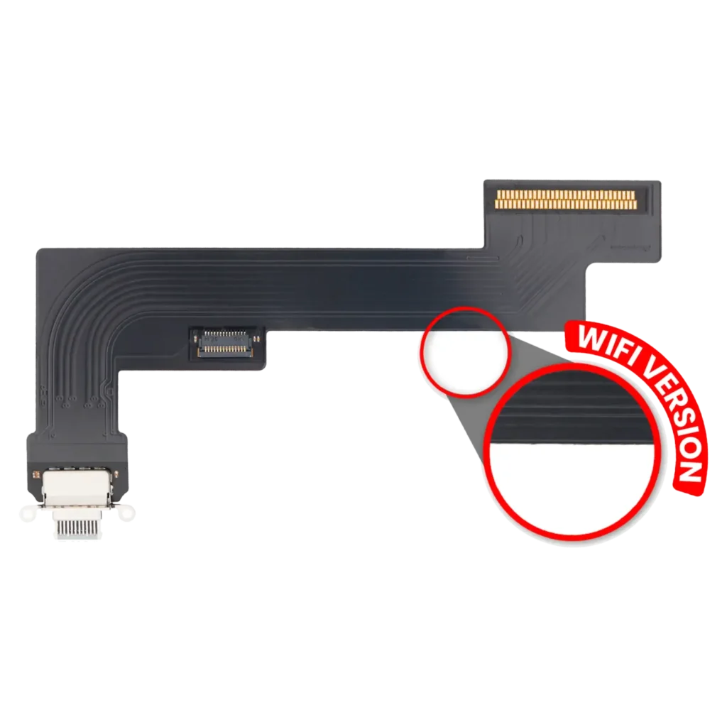 Charging Port Flex Cable For iPad Air 4 (WiFi Only) (Aftermarket Plus) (Sky Blue)