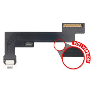 Charging Port Flex Cable For iPad Air 4 (WiFi Only) (Aftermarket Plus) (Sky Blue)