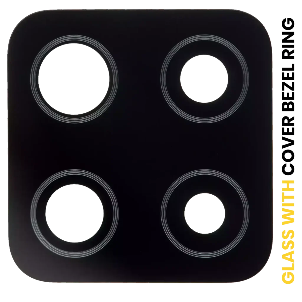 Back Camera Lens With Cover Bezel Ring For Samsung Galaxy A42 5G (A426 / 2020) (Prism Dot Black)