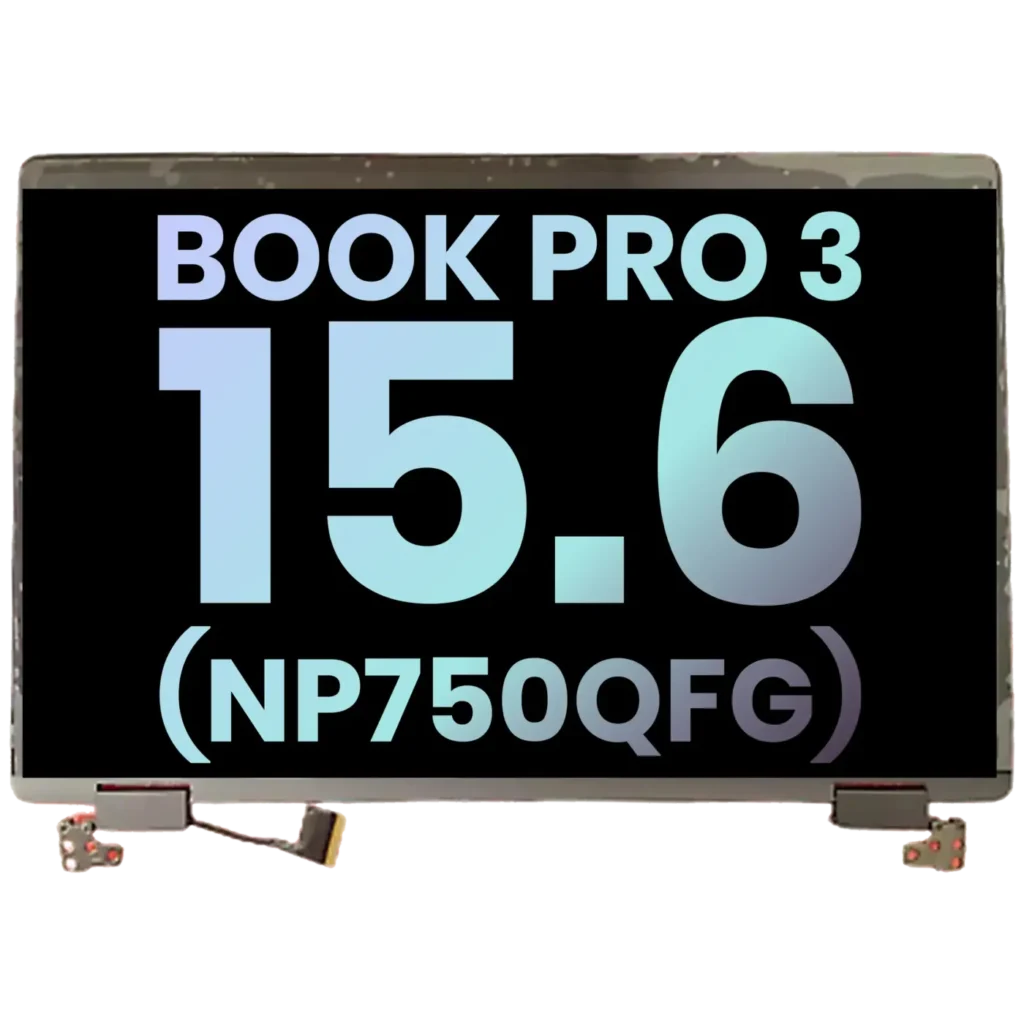 Complete LCD Display Assembly For Samsung Galaxy Book 3 Pro 15.6" (NP750QFG Series) (Service Pack) (Black)