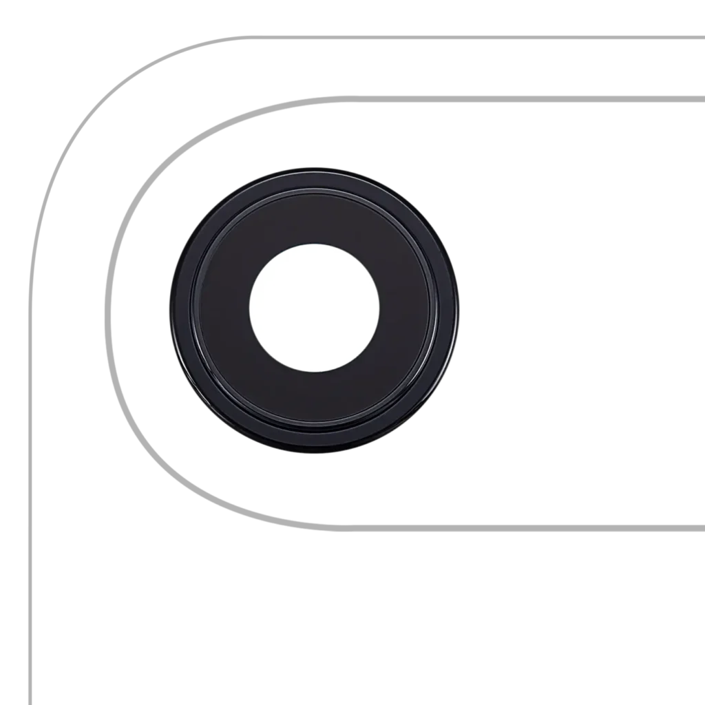 Back Camera Lens With Bracket & Bezel For iphone Air (Premium) (Space Black)