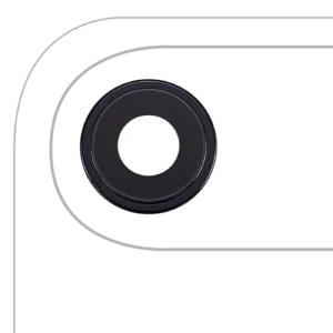 Back Camera Lens With Bracket & Bezel For iphone Air (Premium) (Space Black)