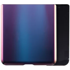 Bottom Back Cover Glass With Camera Lens For Samsung Galaxy Z Flip 4G (F700) / Z Flip 5G (F707) (Aftermarket Plus) (Mirror Purple)