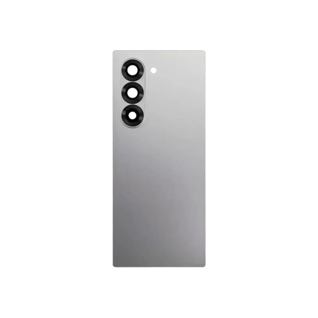 Back Cover Glass With Camera Lens For Samsung Galaxy Z Fold 6 5G (Service Pack) (Silver Shadow)