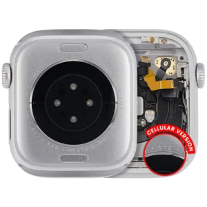Housing Assembly Compatible For Watch Series 10 (42MM) (Used OEM Pull: Grade A) (Cellular Version) (Aluminum / Silver)