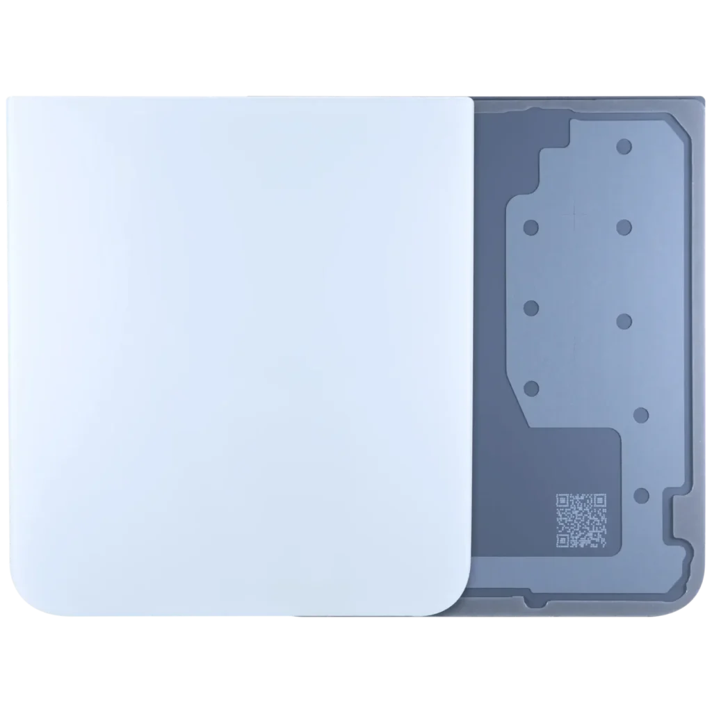 Bottom Back Cover Glass For Samsung Galaxy Z Flip 7 FE 5G (Service Pack) (White)