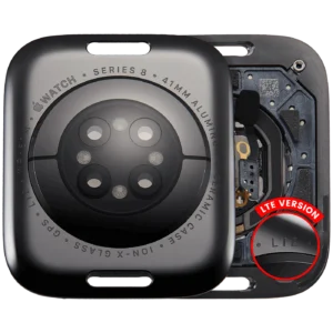 Back Cover Assembly For Watch Series 8 (41mm) (LET Version) (Aluminum / Space Black)