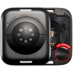 Back Cover Assembly For Watch Series 7 (45mm) (LET Version) (Titanium / Space Black)