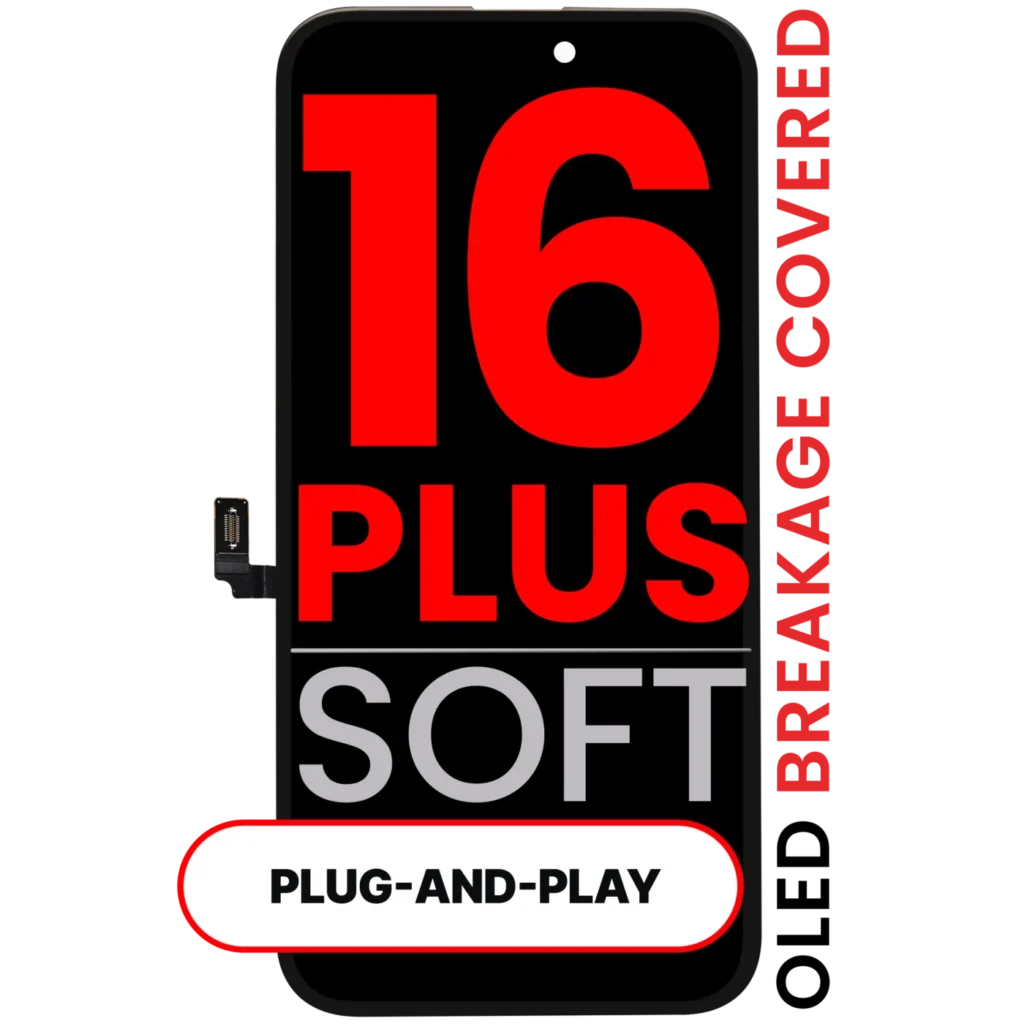 OLED Assembly For iPhone 16 Plus (Aftermarket Pro: XO7 3.0 Soft)