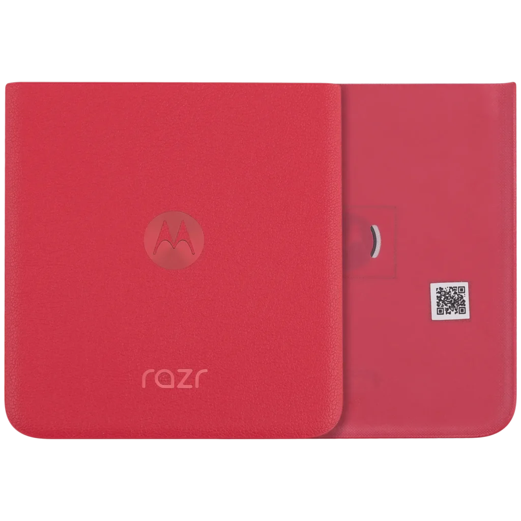 Bottom Back Cover Glass For Motorola Razr Plus / Razr 40 Ultra (XT2321 / 2023) (Premium) (Viva Magenta)