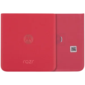 Bottom Back Cover Glass For Motorola Razr Plus / Razr 40 Ultra (XT2321 / 2023) (Premium) (Viva Magenta)