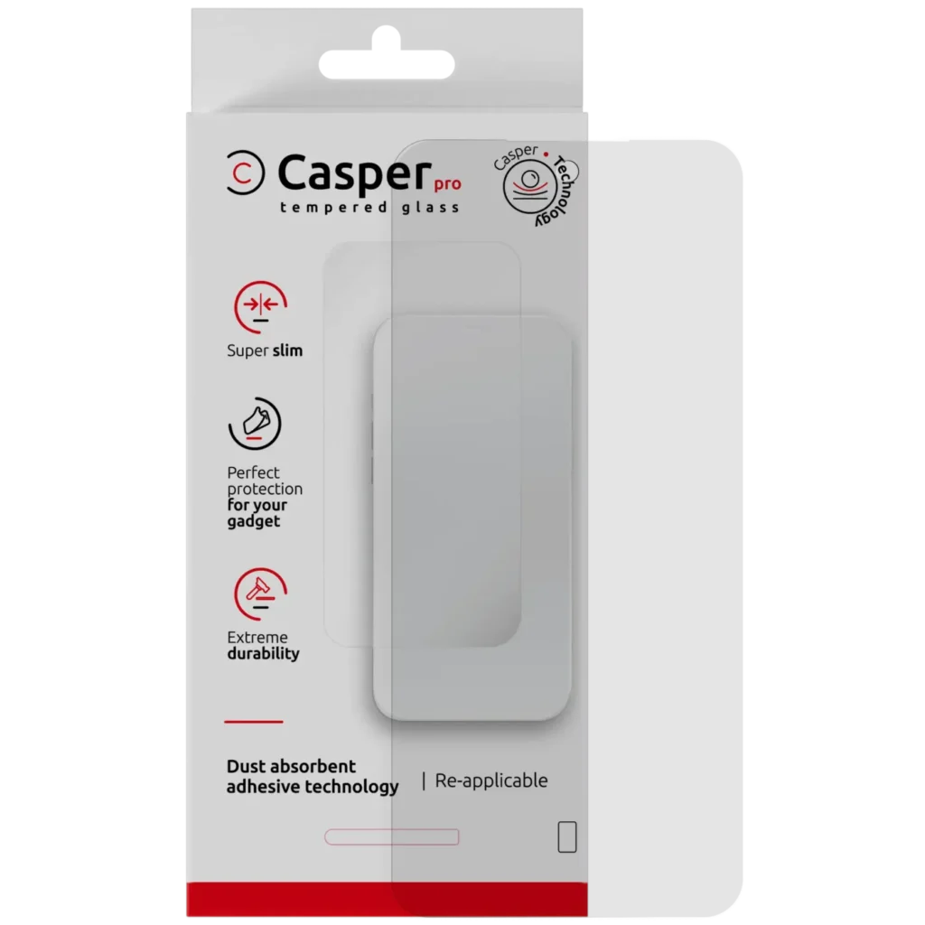 Casper Pro Tempered Glass For Motorola Moto G37 / G37 Power / Moto G47 / Moto G57 / G57 Power / Moto G67 Power (Retail Pack) (Clear)