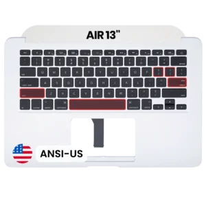 Top Case with Keyboard (ANSI US) For MacBook Air 13" A1466 (2012) (Used OEM Pull: Grade A)