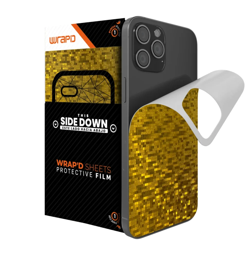 Wrapd Back Skin - Mosaic (Gold) (5 Pack)
