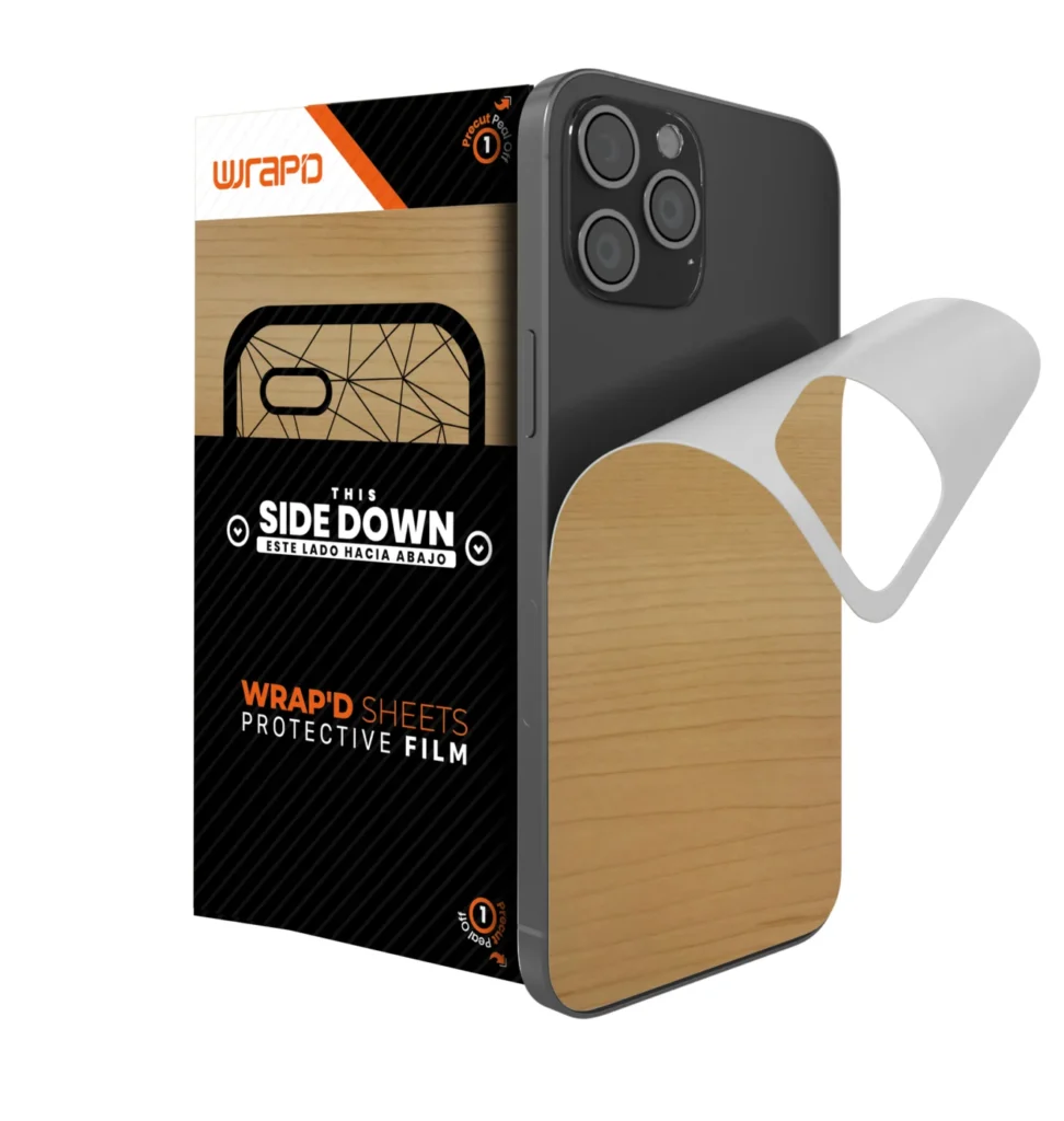 Wrapd Back Skin - Wood (Oak) (5 Pack)