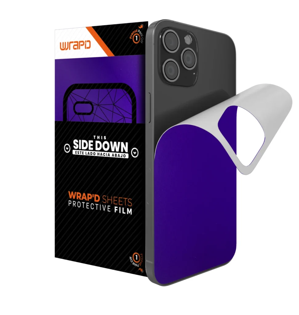 Wrapd Back Skin - Satin (Purple) (5 Pack)