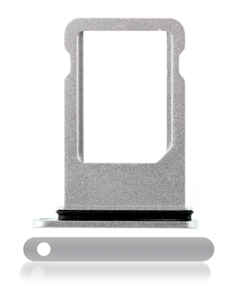 Sim Card Tray For iPhone 8 (Service Pack) (Silver)