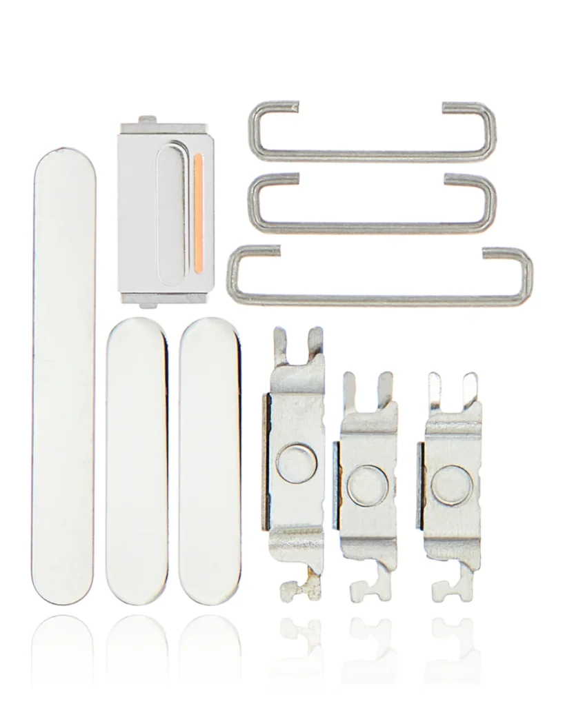 Hard Buttons (Power / Volume / Switch) For iPhone 12 Pro / 12 Pro Max (Silver)