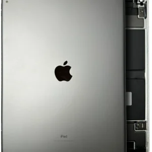 Back Housing W/ Small Components Pre-Installed For iPad Pro 12.9 2nd Gen (WIFI cellular) (Used OEM Pull: Grade C) (Silver)