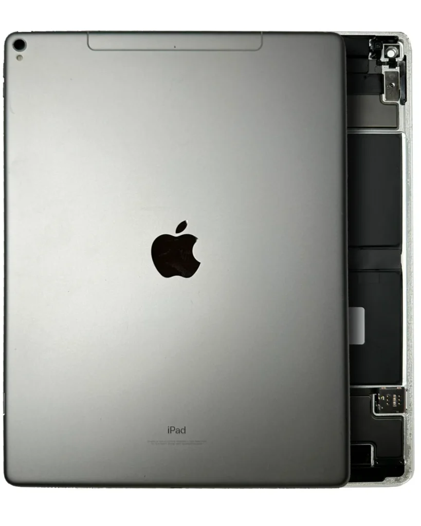 Back Housing W/ Small Components Pre-Installed For iPad Pro 12.9 2nd Gen (WIFI cellular) (Used OEM Pull: Grade C) (Silver)