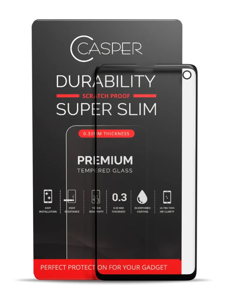 Casper Tempered Glass For Samsung Galaxy S10 5G (Retail Pack) (Clear)