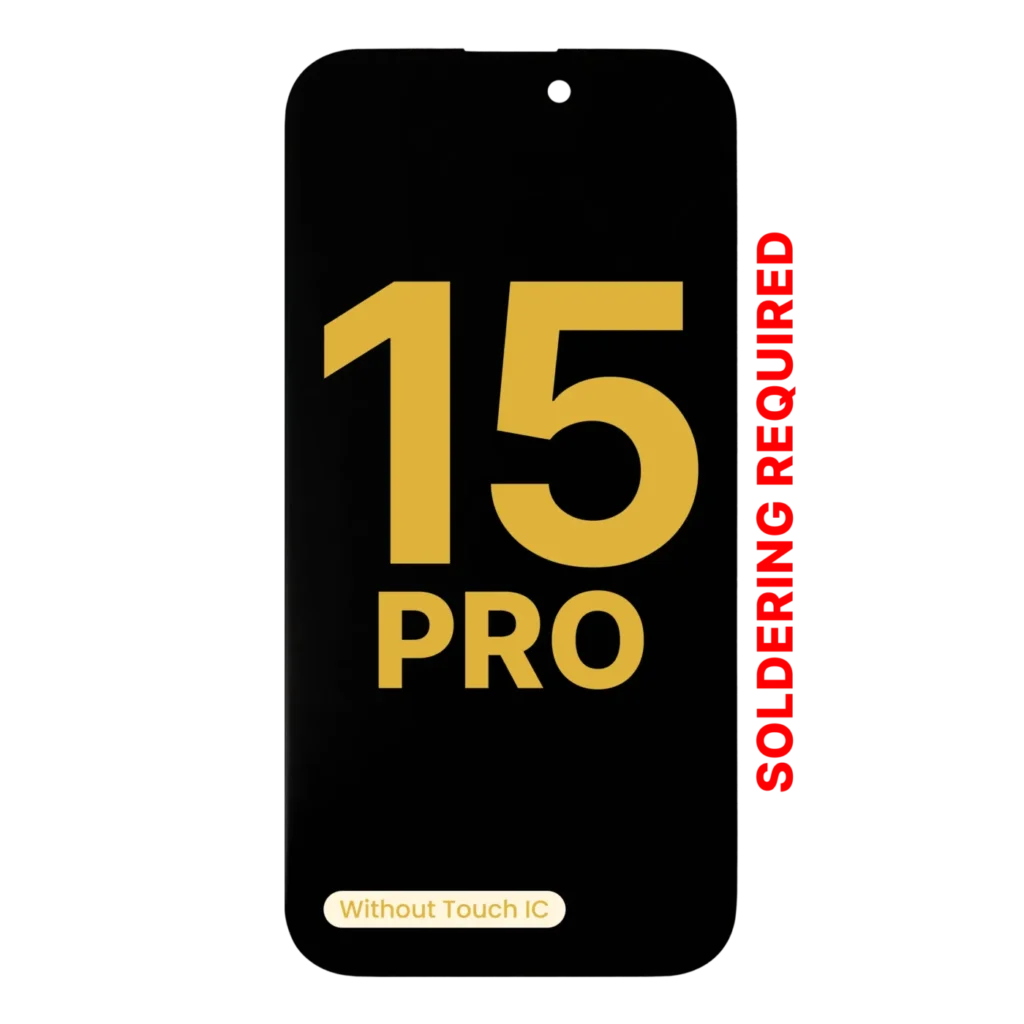 OLED Assembly For iPhone 15 Pro (Assembled) (Without Touch IC, Soldering Required)