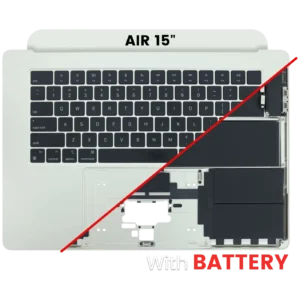 Top Case with Keyboard (ANSI US) For MacBook Air 15" A2941 (2023) (Used OEM Pull: Grade A) (Starlight)