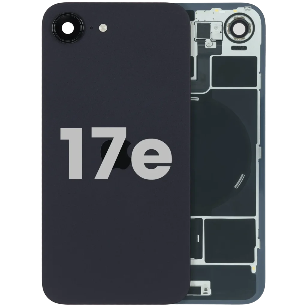Back Glass With MagSafe Magnet & NFC For iPhone 17e (Used OEM Pull: Grade A) (Black)