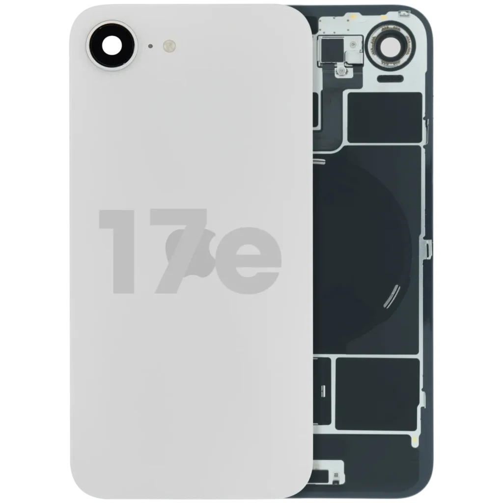 Back Glass With MagSafe Magnet & NFC For iPhone 17e (Used OEM Pull: Grade A) (White)