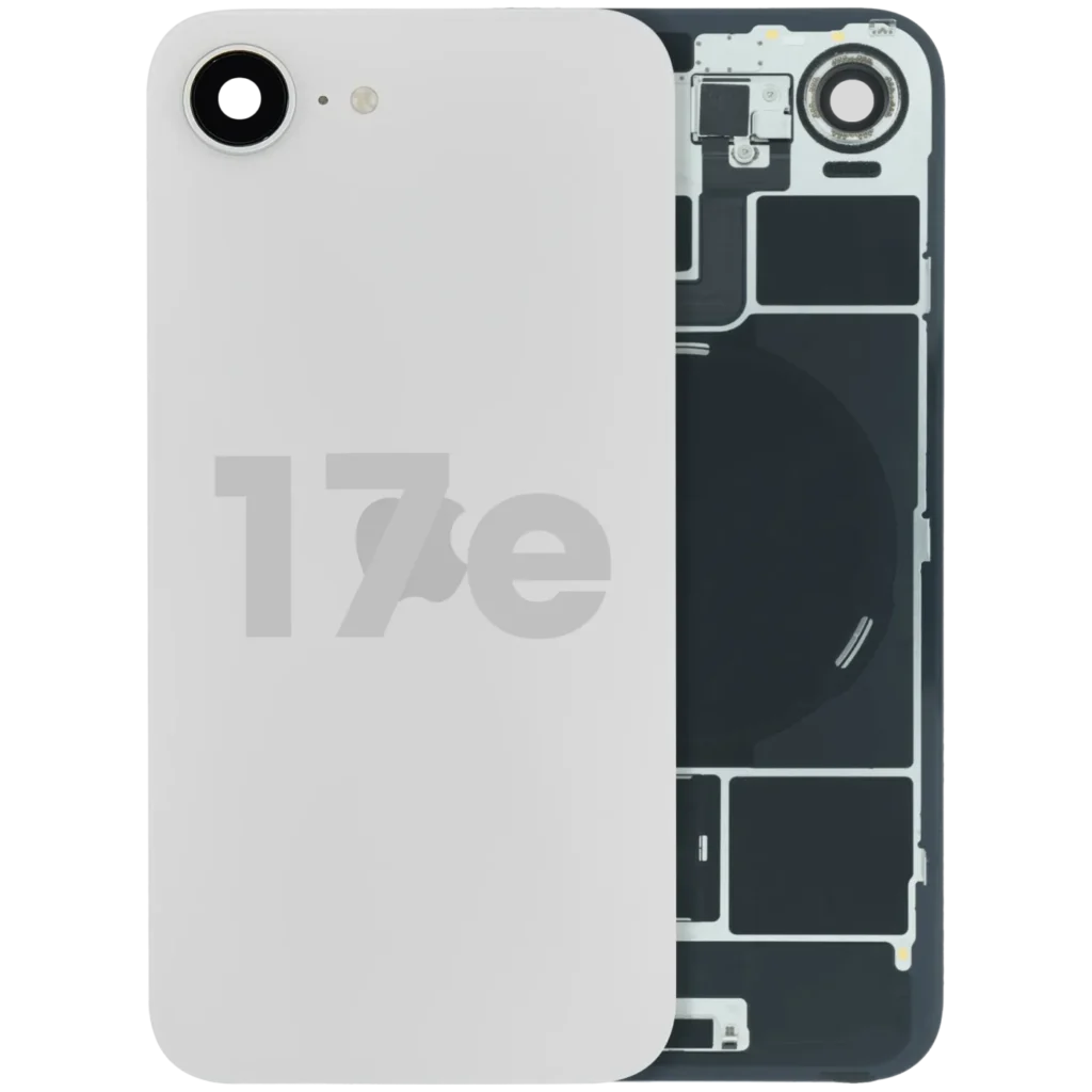 Back Glass With MagSafe Magnet & NFC For iPhone 17e (Used OEM Pull: Grade B) (White)