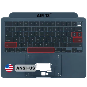 Top Case with Keyboard (ANSI US) For MacBook Air 13" A3240 (2025 ) (Used OEM Pull: Grade A) (Midnight)