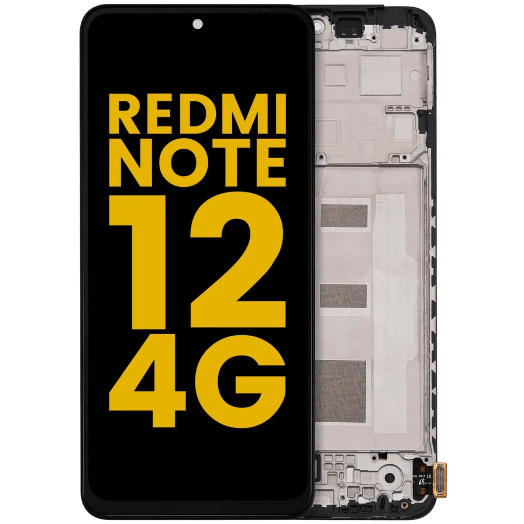 OLED Assembly With Frame For Xiaomi Redmi Note 12 4G (Refurbished) (All Colors)