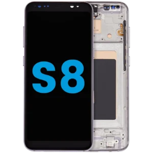 LCD Assembly With Frame (Without FingerPrint Sensor) For Samsung Galaxy S8 (Aftermarket: Incell) (Orchid Gray)