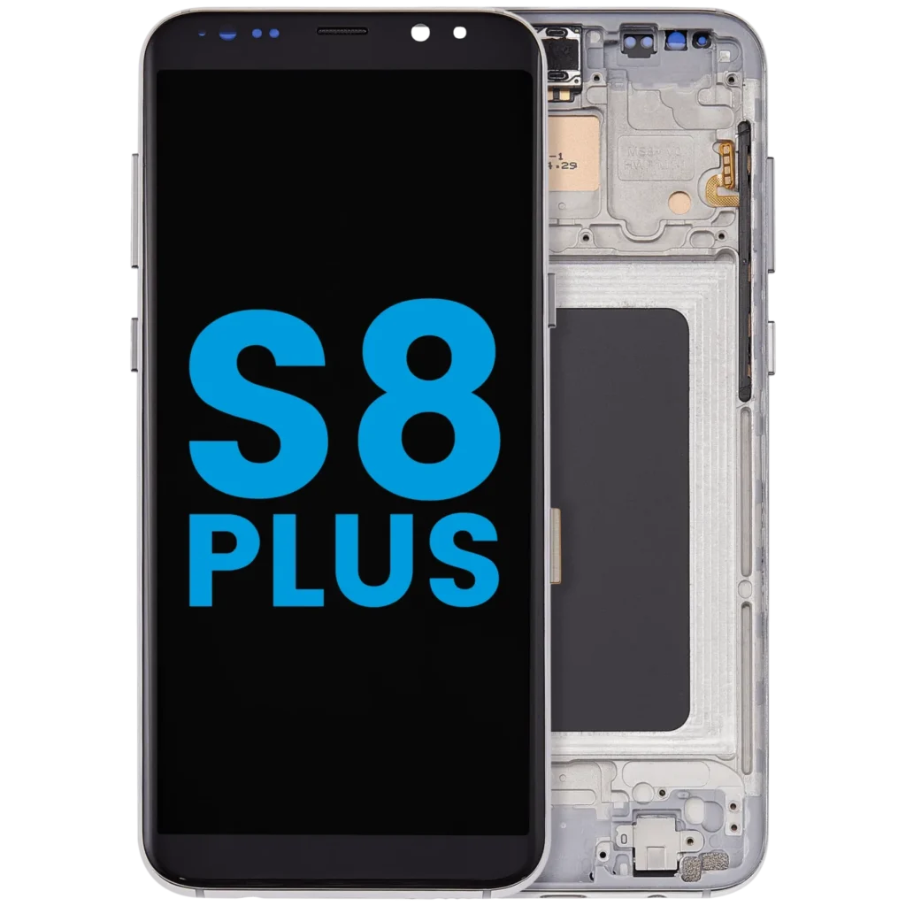 LCD Assembly With Frame (Without FingerPrint Sensor) For Samsung Galaxy S8 Plus (Aftermarket: Incell) (Arctic Silver)