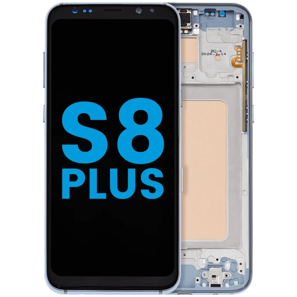 LCD Assembly With Frame (Without FingerPrint Sensor) For Samsung Galaxy S8 Plus (Aftermarket: Incell) (Coral Blue)