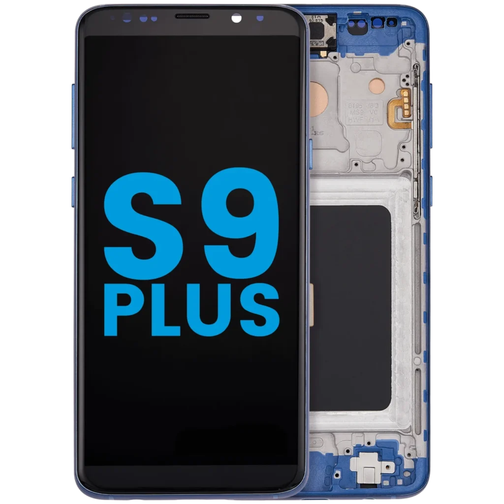 LCD Assembly With Frame (Without FingerPrint Sensor) For Samsung Galaxy S9 Plus (Aftermarket: Incell) (Coral Blue)