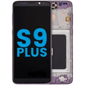 LCD Assembly With Frame (Without FingerPrint Sensor) For Samsung Galaxy S9 Plus (Aftermarket: Incell) (Lilac Purple)